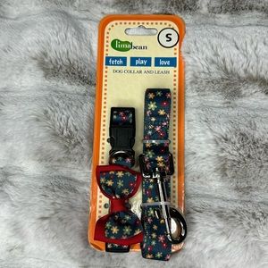 NWT Lima Bean Dog collar & leash size Small